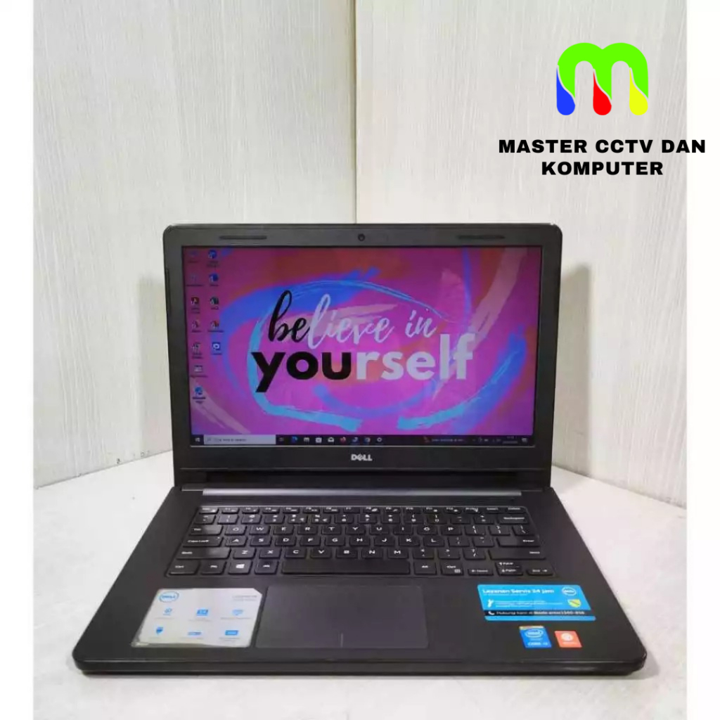 LAPTOP Dell Vostro 3458 I3 Gen 5 RAM 8GB DDR3 SSD 128GB (laptop mulus berkualitas)