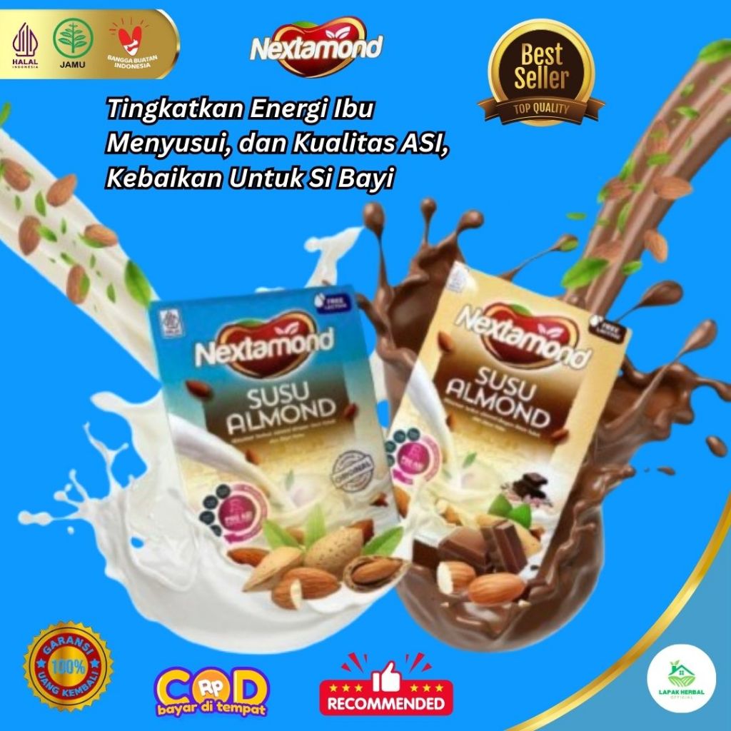 

[promo] SUSU ALMOND NEXTAMOND 200gram untuk Ibu Menyusui Pro ASI