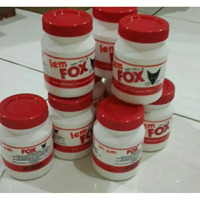 

Lem Fox Putih PVAC Botol 150 grm