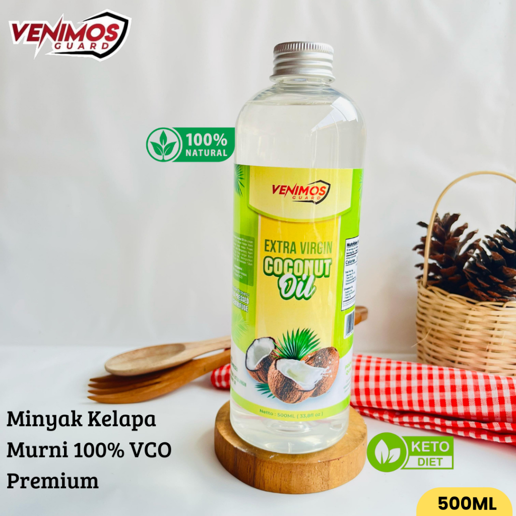 

VENIMOS Extra Virgin Coconut Oil / Minyak Kelapa VCO - 500ml