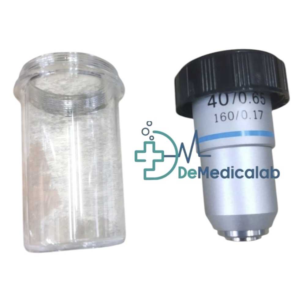 Lensa Objektif 4x/10x/40x/100x Mikroskop Microscope Monokuler