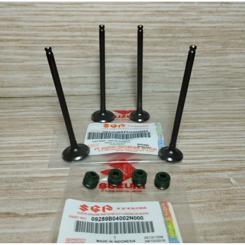 Klep set + sil Suzuki Satria Fu 150 original