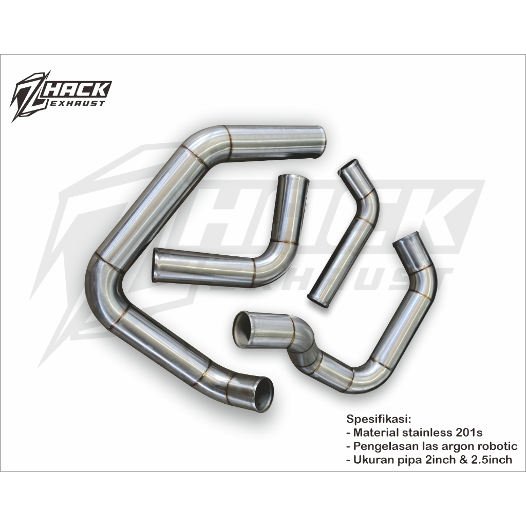 Pipa Intercooler Piping Innova 2KD Stainless PNP