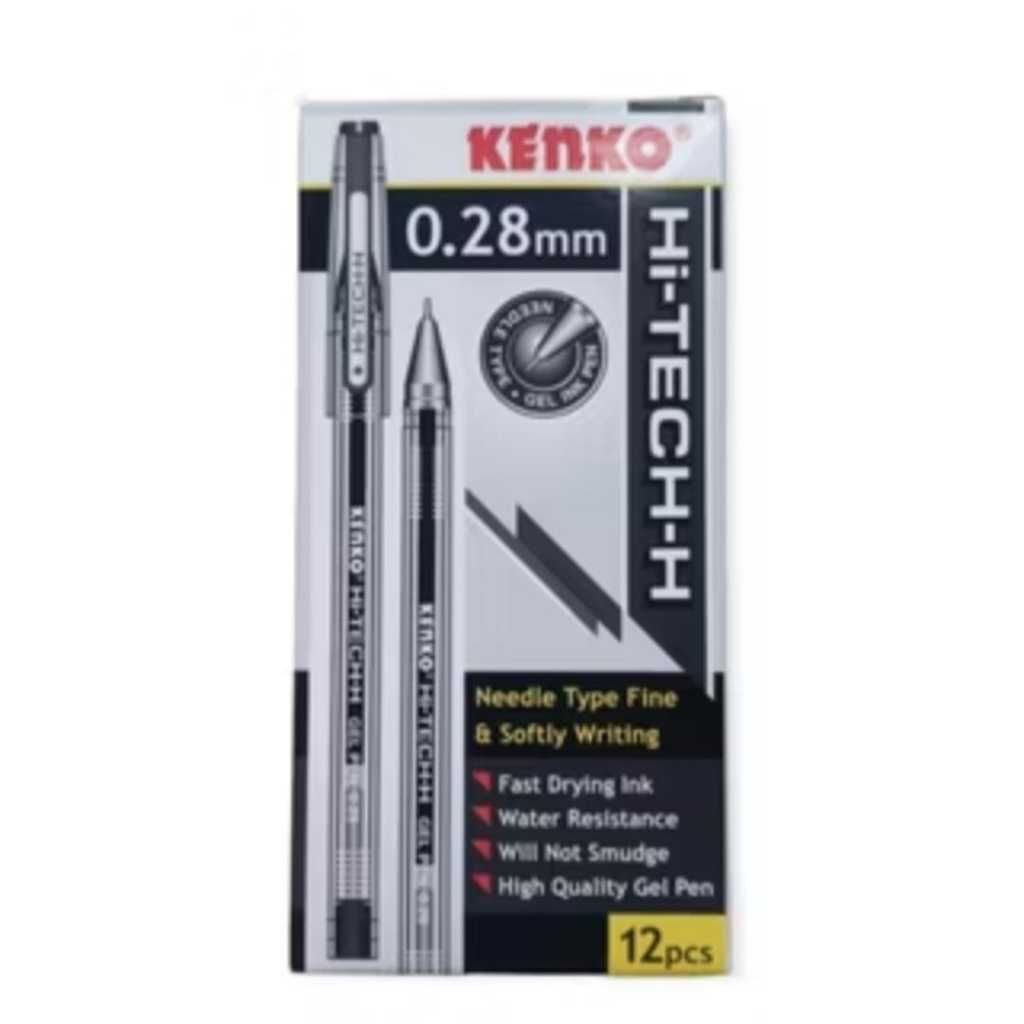 

Ay00! Pulpen Kenko Gel Pen Hi-Tech 0,28mm Grosir 12Pcs