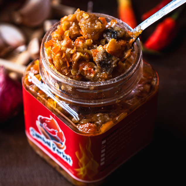 

Sambal Berkat Sambal Bawang Ikan Asin 200g Sambal Tanpa Pengawet Pedas Nampol