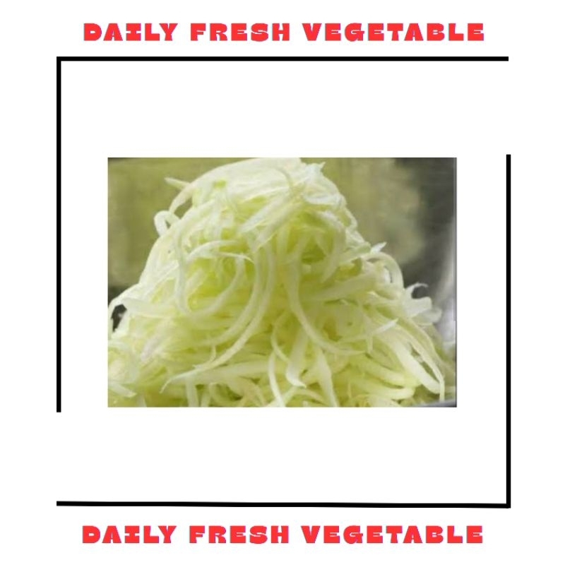 

Pepaya Muda Parut Fresh 250gr