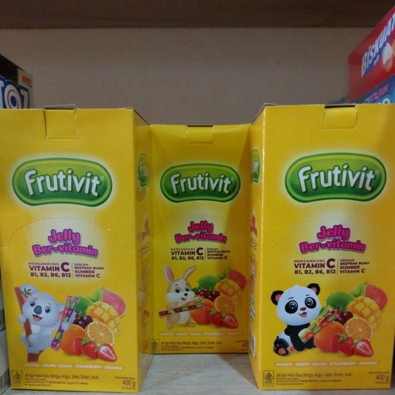 

Jelly Agar Aneka Rasa Frutivit 1 kotak isi 20pcs