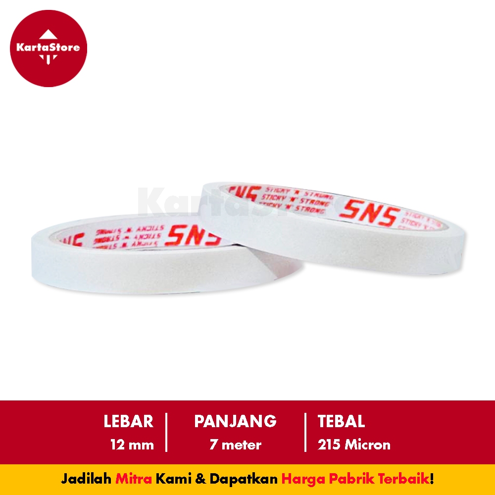 

Double Tape 12mm 1/2 inch SNS