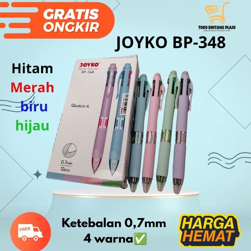 

PENA JOYKO BP-348 4 WARNA