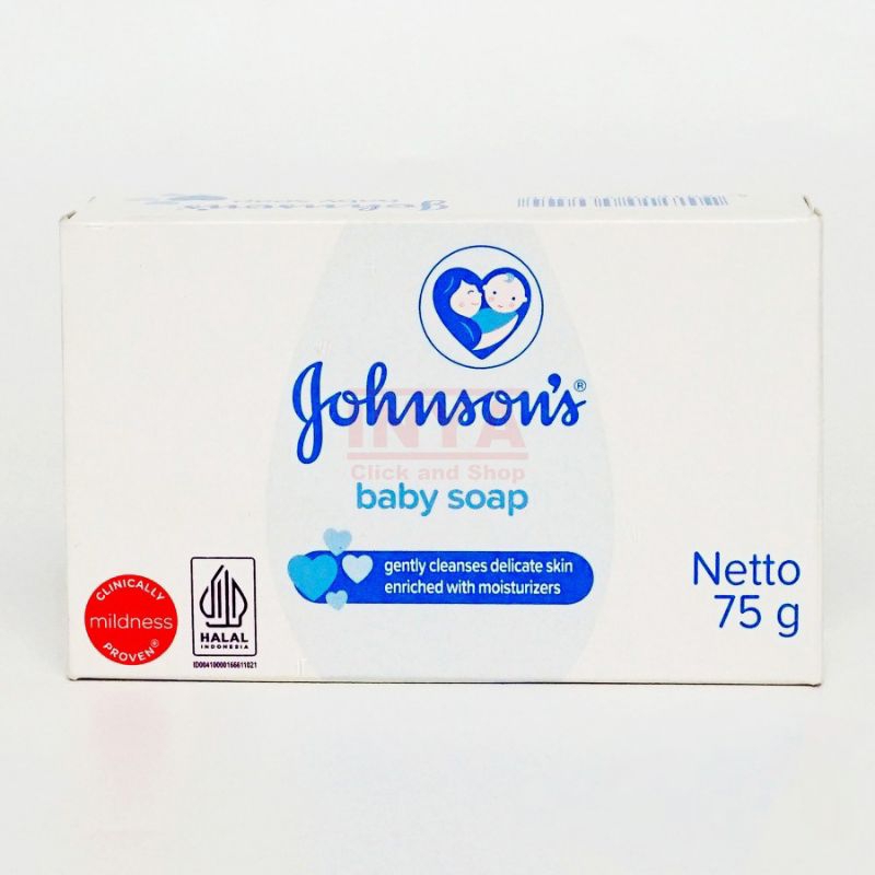 Johnson's ﻿regular baby soap - sabun batang johnson putih