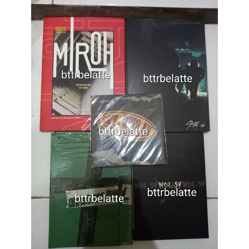 ALBUM ONLY UNSEALED STRAY KIDS SKZ REPLAY HOP HIPTAPE MIROH I AM NOT 5 STAR CHRISTMAS EVEL LIMITED