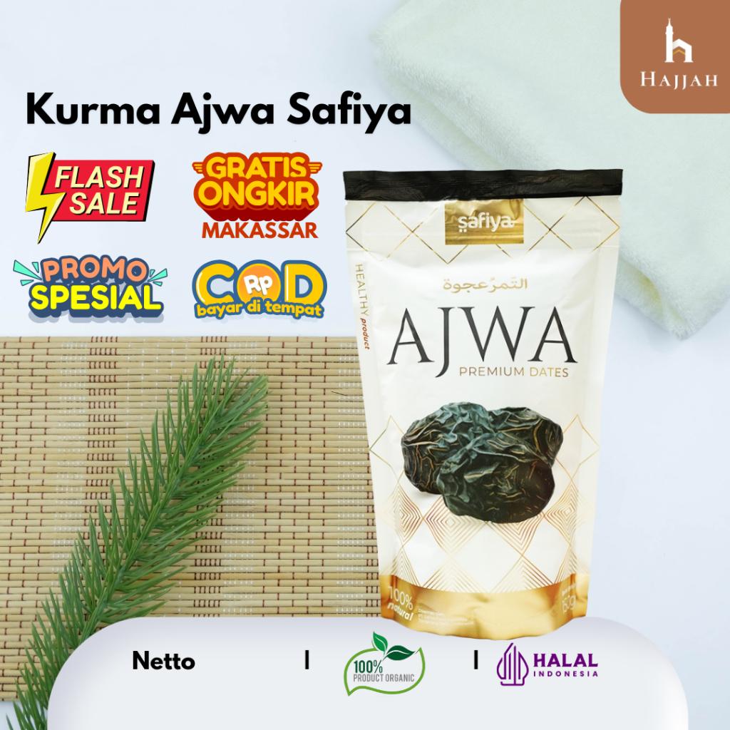 

Kurma Ajwa Nabi Super Premium Madinah | 100% Original High Premium Safiya COD Makassar