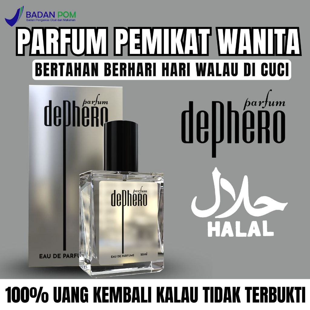 DEPHERO_Parfum pemikat wanita - Parfum  pelet wanita 50 ml
