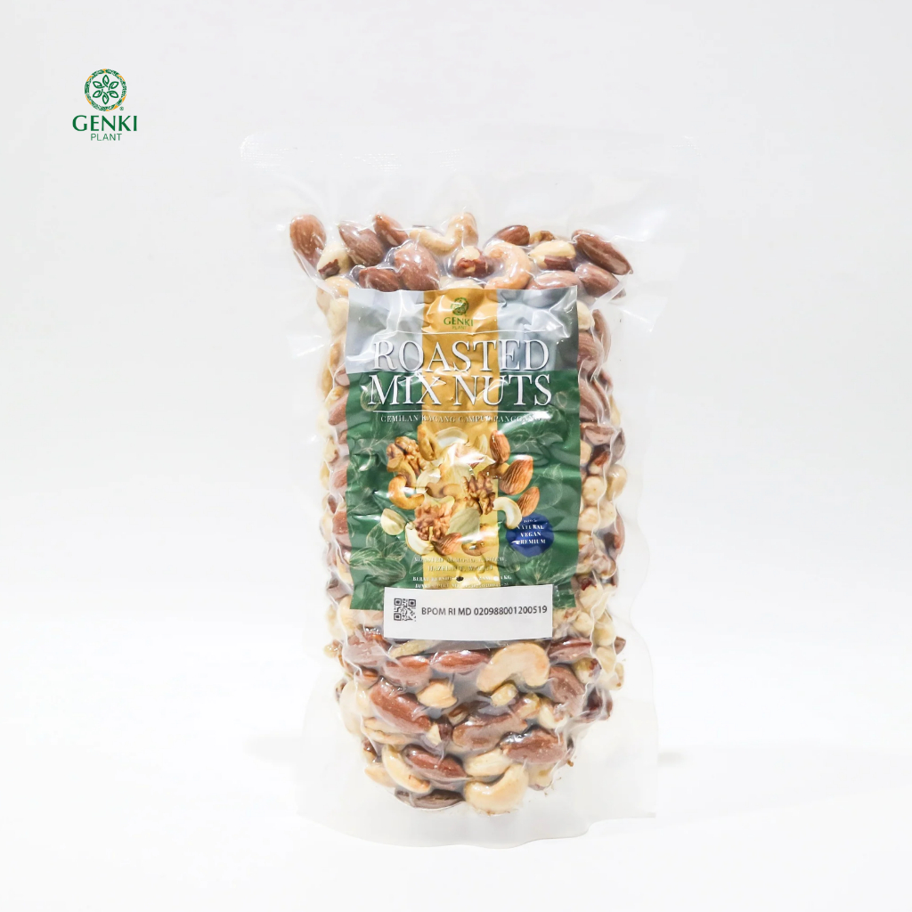 

Genki Plant Kacang Campur Panggang / Roasted Mix Nut - 500 g