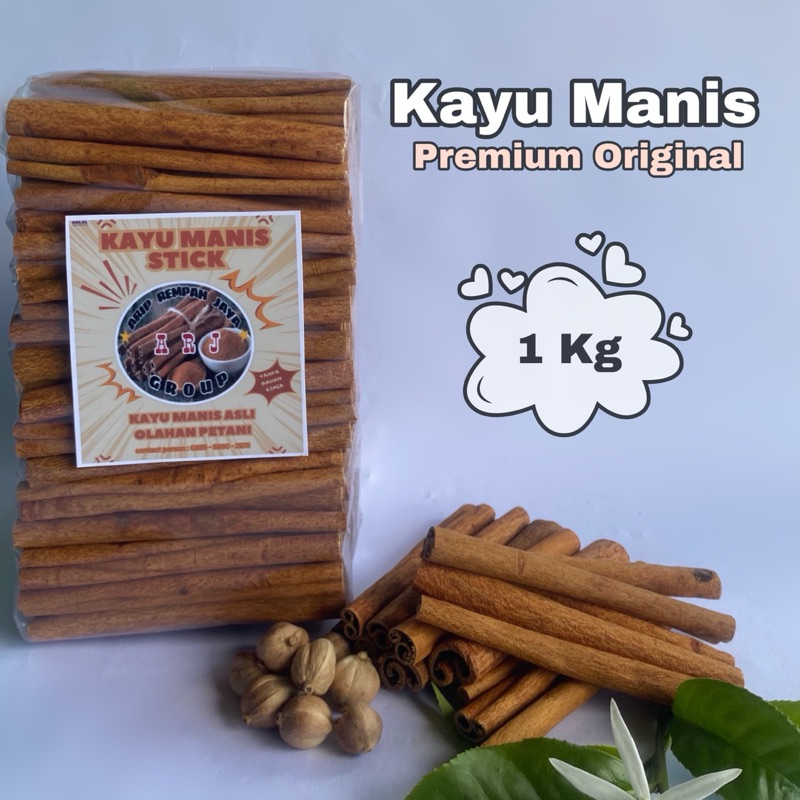 

Kayu Manis Batang 1 kg Kualitas Premium, Bumbu Dapur, Tanpa Bahan Kimia, Asli Olahan Petani