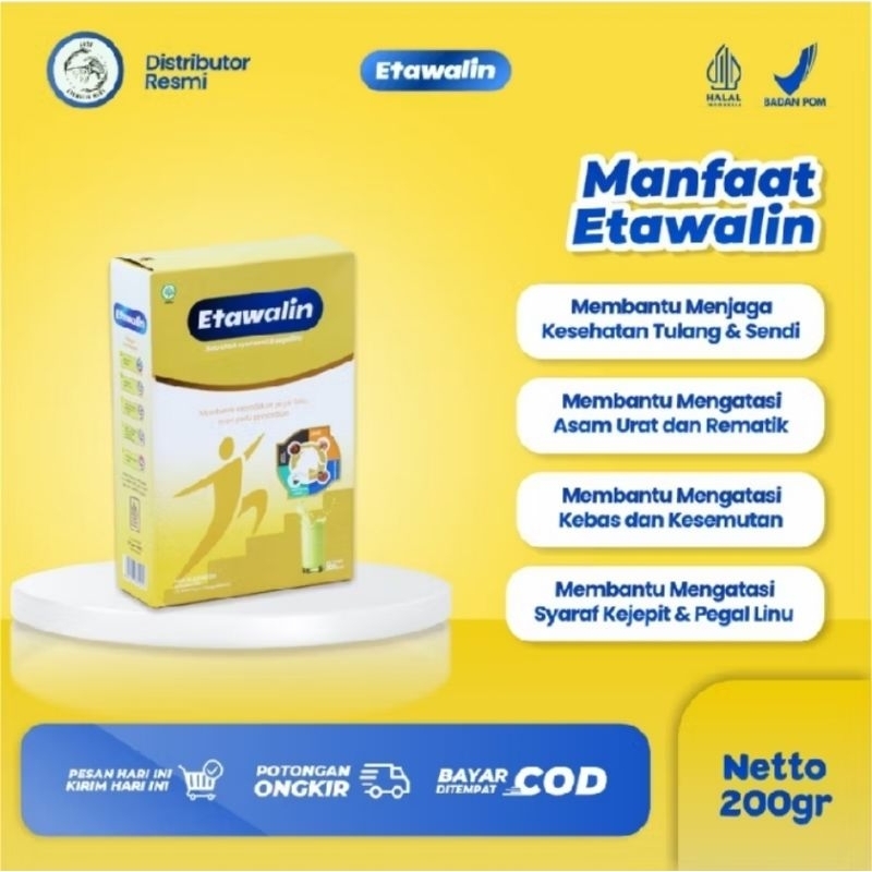 

ETAWALIN SUSU UNTUK NYERI SENDI & PEGALINU