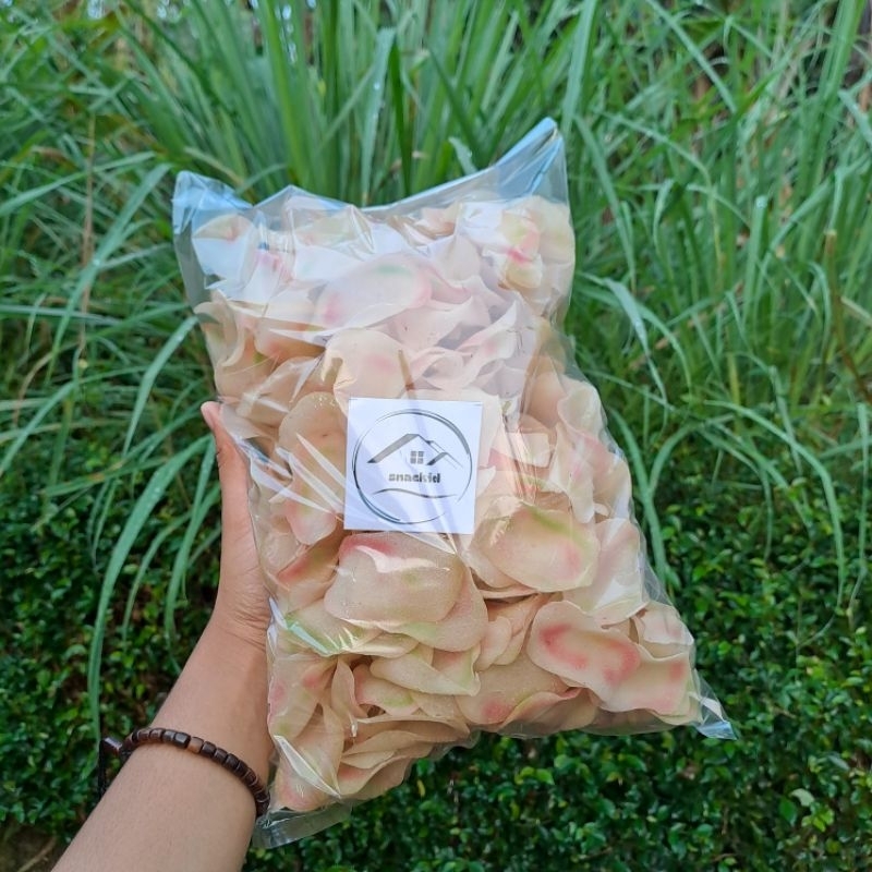 

Kerupuk singkong mentah original 1kg/ Kerupuk warna warni