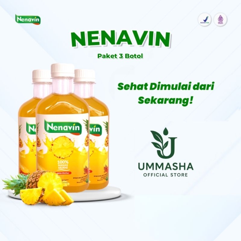 

NENAVIN - Atasi Kadar Gula Darah Dengan Konsumsi Cuka Nanas Alami With Mothers (3 Botol)