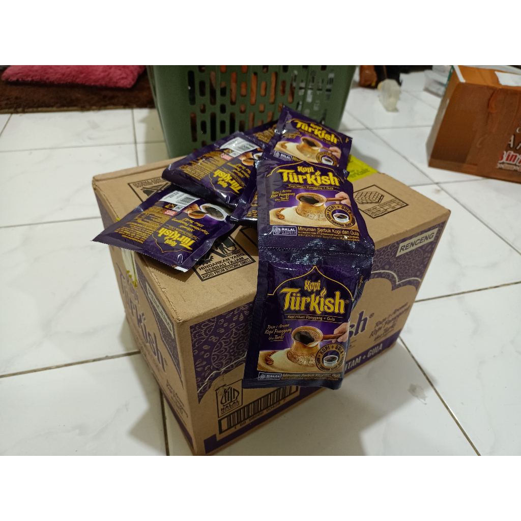 

1 DUS Torabika Kopi Turkish Kopi Hitam Panggang Plus Gula Khas Turki