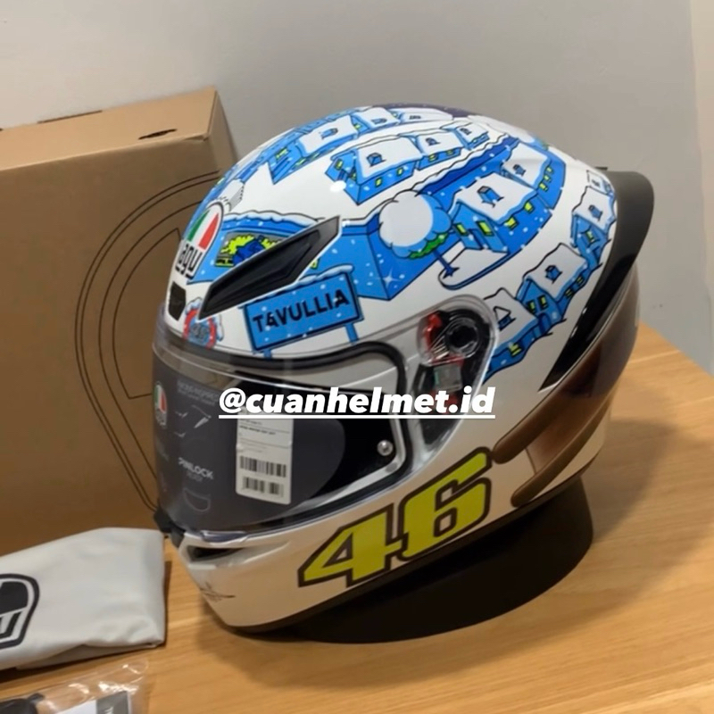AGV K1 S Rossi Wintertest 2017 “Tavullia” BRAND NEW size L