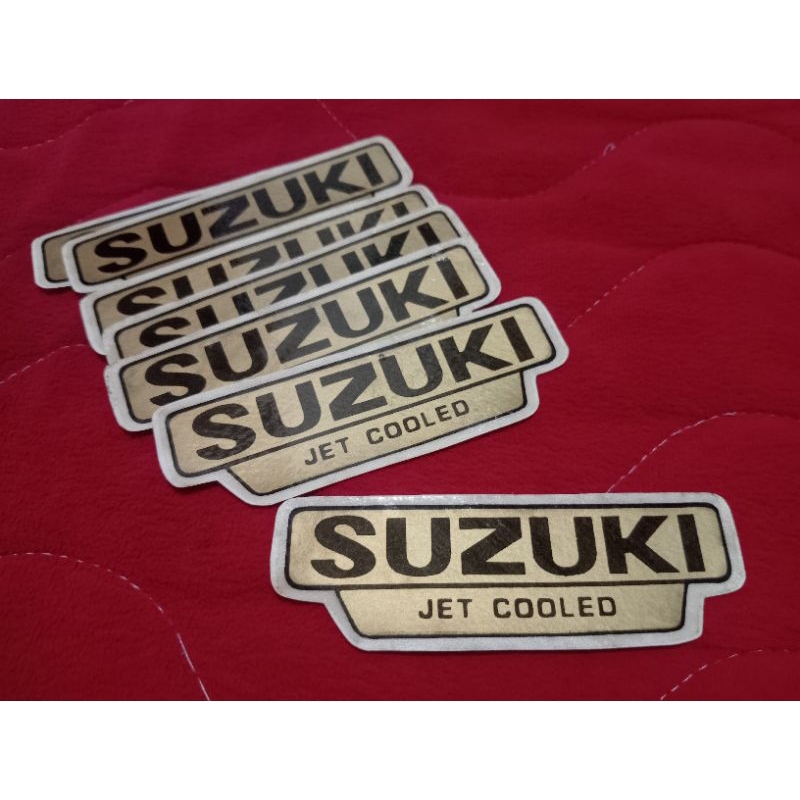 STRIPING SUZUKI JET COOLED SUZUKI RC 80 , RC 100 , BRAVO