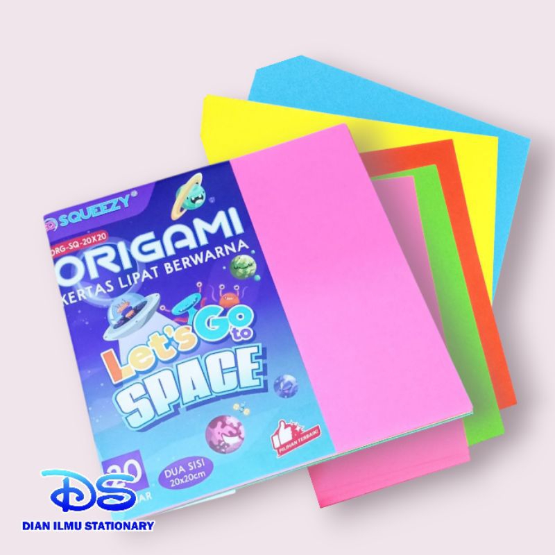 

origami kertas lipat 20x20 squeezy
