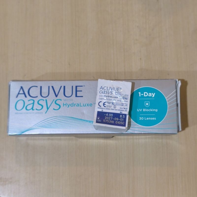 SALE 56 pcs Daily Acuvue Oasys with HydraLuxe 1-Day clear Contact Lenses | Kontak Lensa | Harian