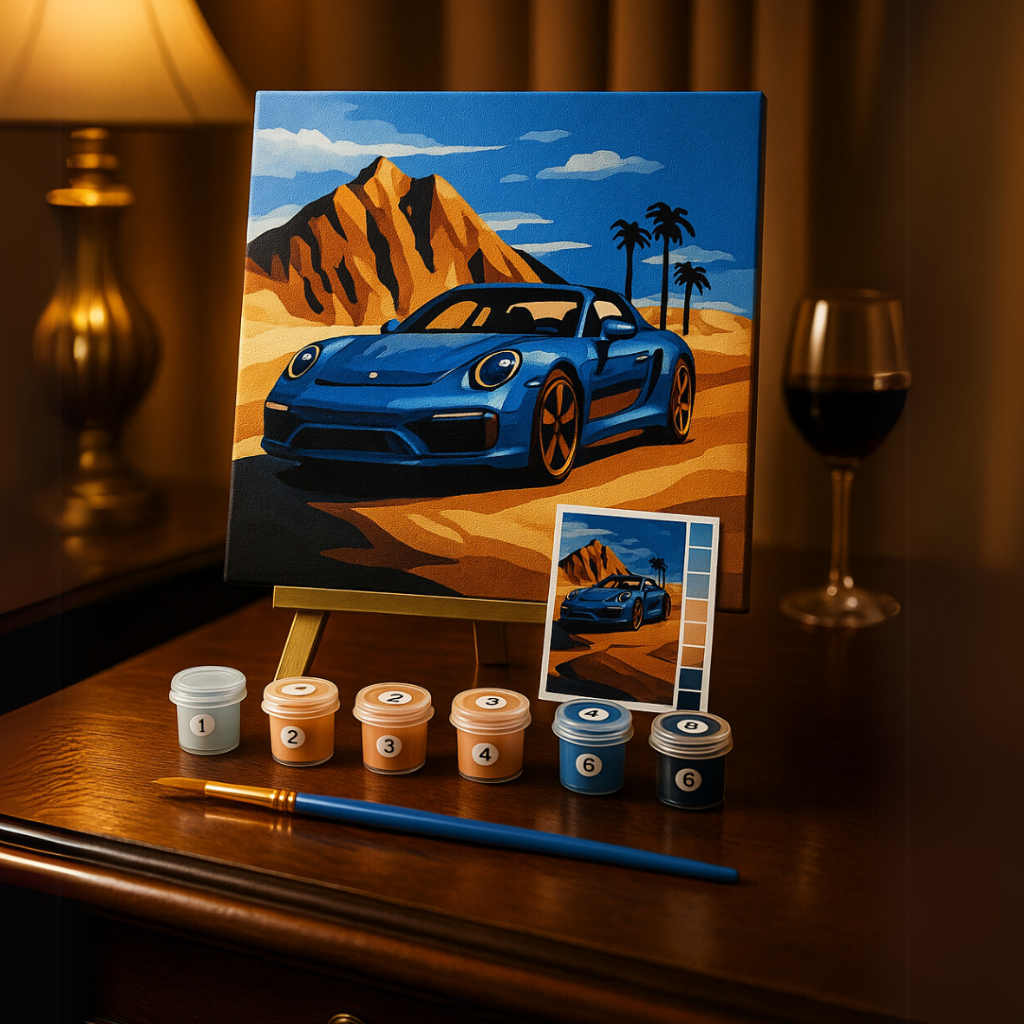 

DIY Paint By Numbers Kit 1 Set - Sporty Race Car X