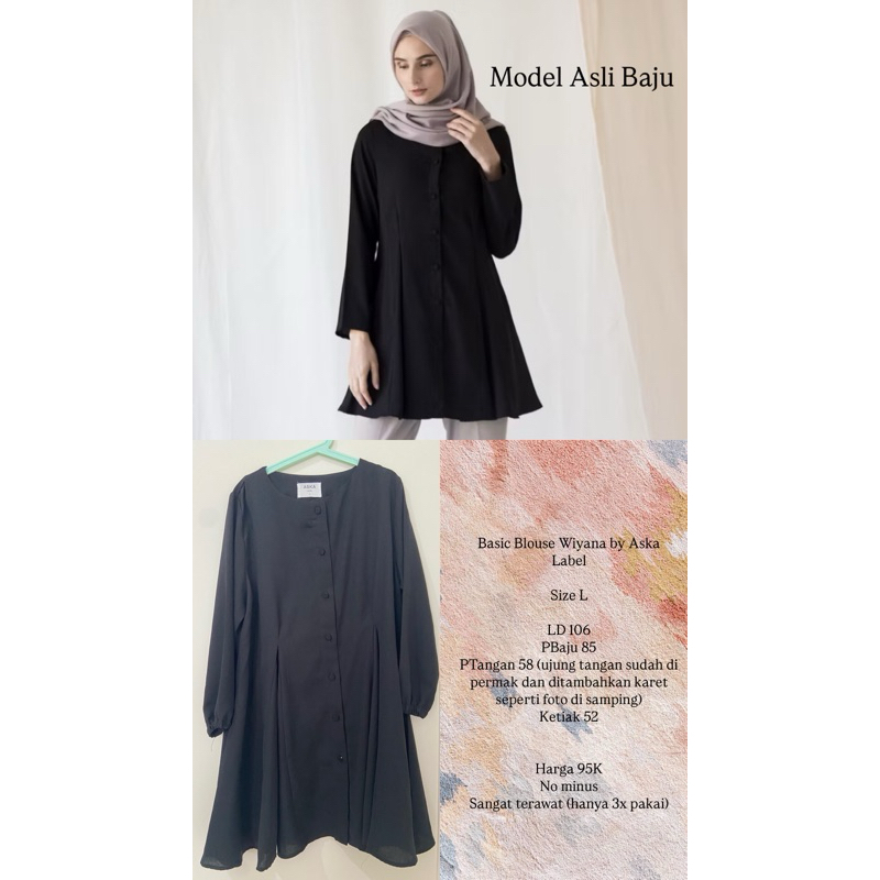 Basic Blouse/Tunik Winaya by Aska Label