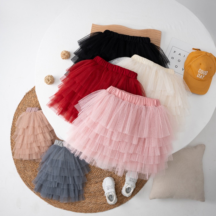 Rok Tutu Anak Perempuan Full Furing / Tile Skirt Anak Cewek / Rok Layer Tingkat Anak Cewek Korea