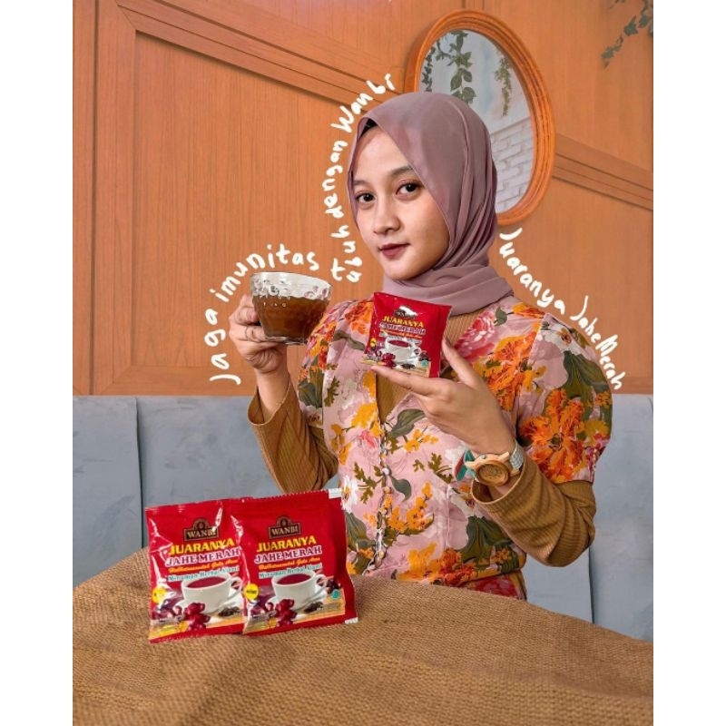 

WANBI JUARANYA JAHE MERAH ukuran 1 Box (isi 6 sachet,22gr)