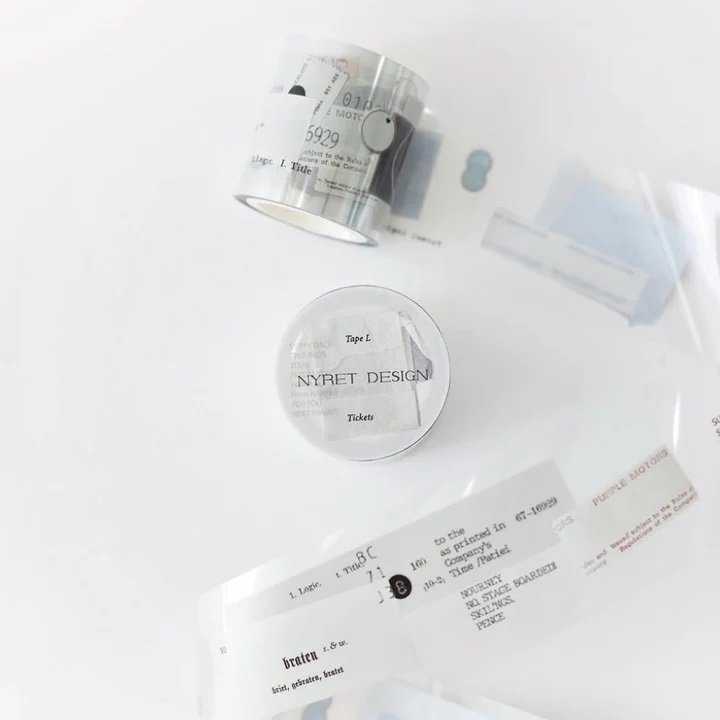 

Nyret Glossy Pet Tape - L/ Ticket Pet Tape Sticker Sample