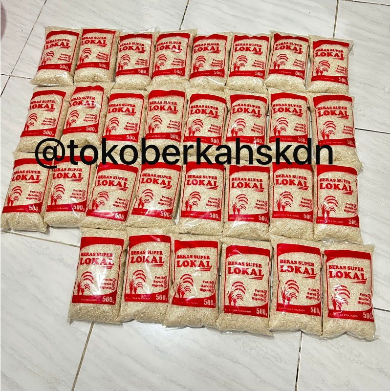 

(ISI 40 PACK) PAKET USAHA BERAS KEMASAN PREMIUM 500 GRAM KUALITAS PREMIUM TERLARIS TERMURAH