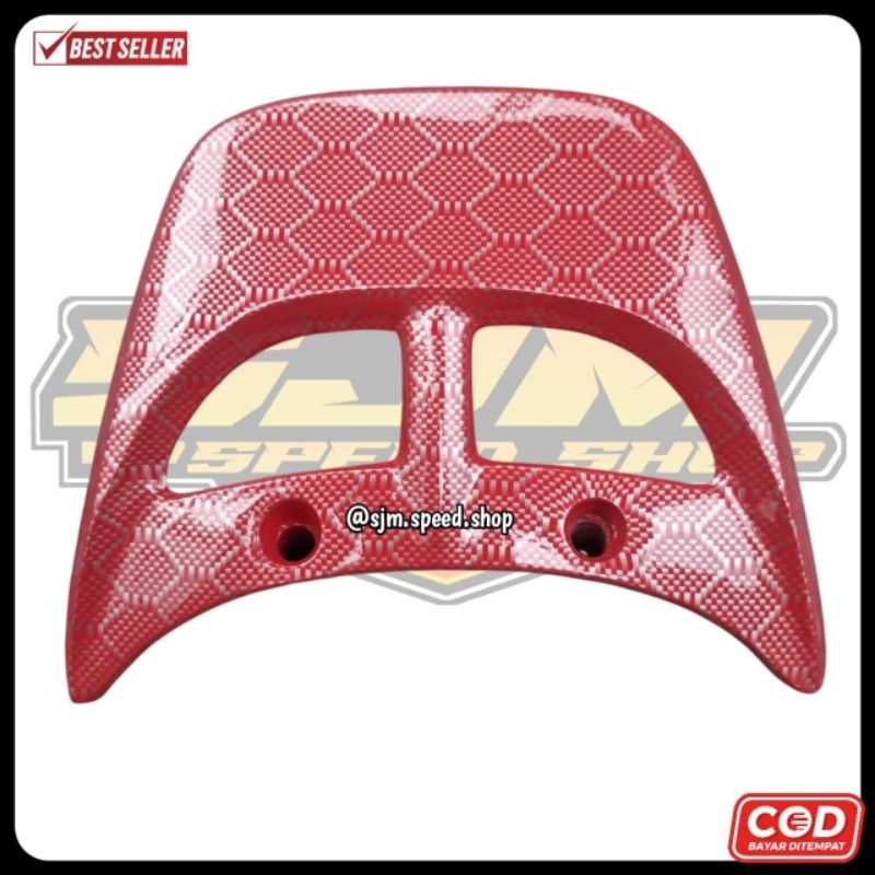 Behel begel fiz r carbon wtp model hexagonal merah