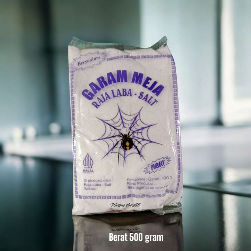 

GARAM DAPUR BERYODIUM 500 GRAM RAJA LABA-LABA SALT / GARAM / GAREM