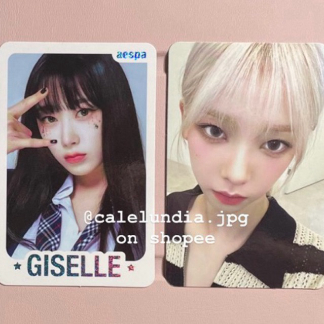 Karina Giselle Aespa trading card My World