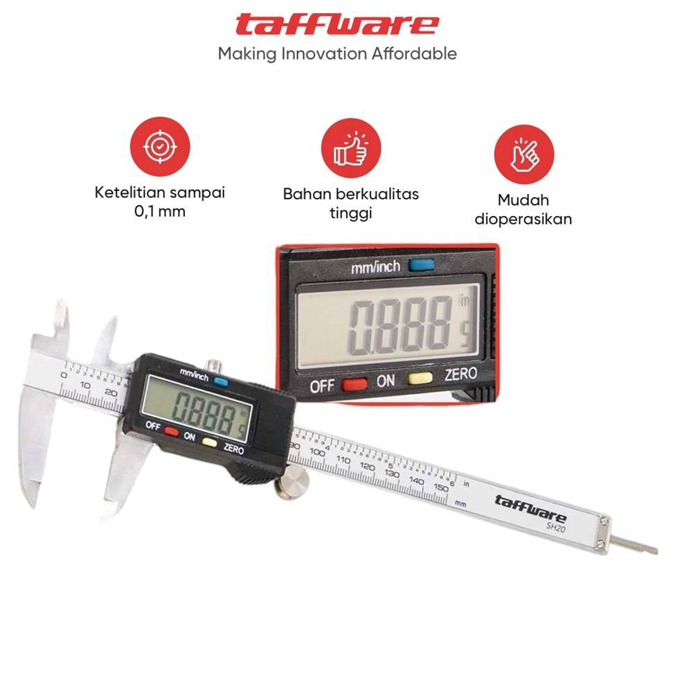 

Kaliper Sigmat Penggaris Jangka Sorong Digital Layar LCD - SH20
