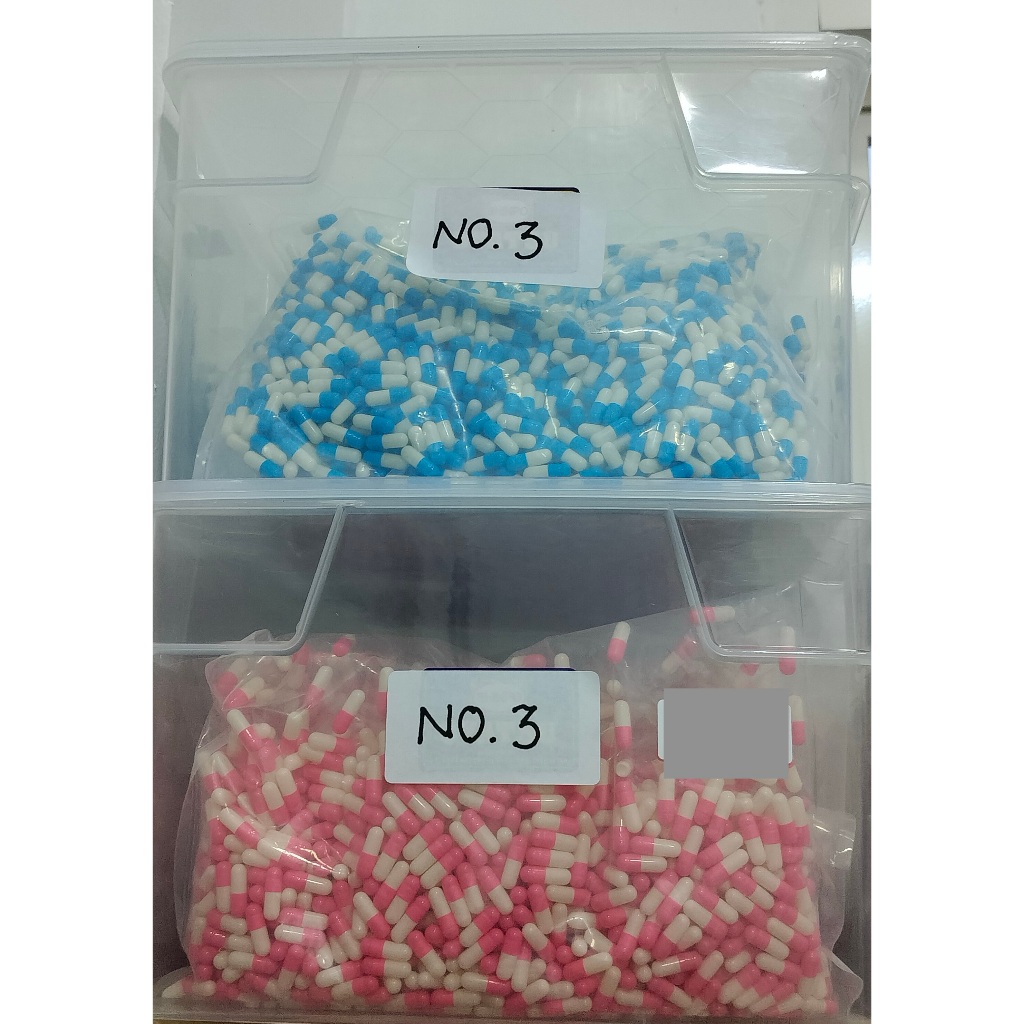 Cangkang Kapsul Kosong Nomor 3