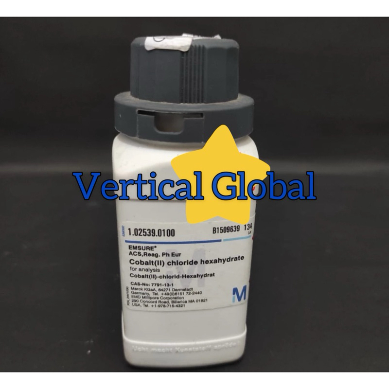 Cobalt (II) Chloride Hexahydrate Merck 1.02539.0100