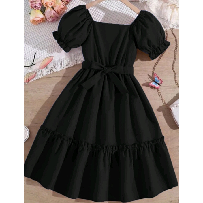 Dress Cantik Anak Perempuan Buaju Dres Gaun Party Gaun Pesta Gaun Ke Gereja Dres Anak Kondangan Dri 