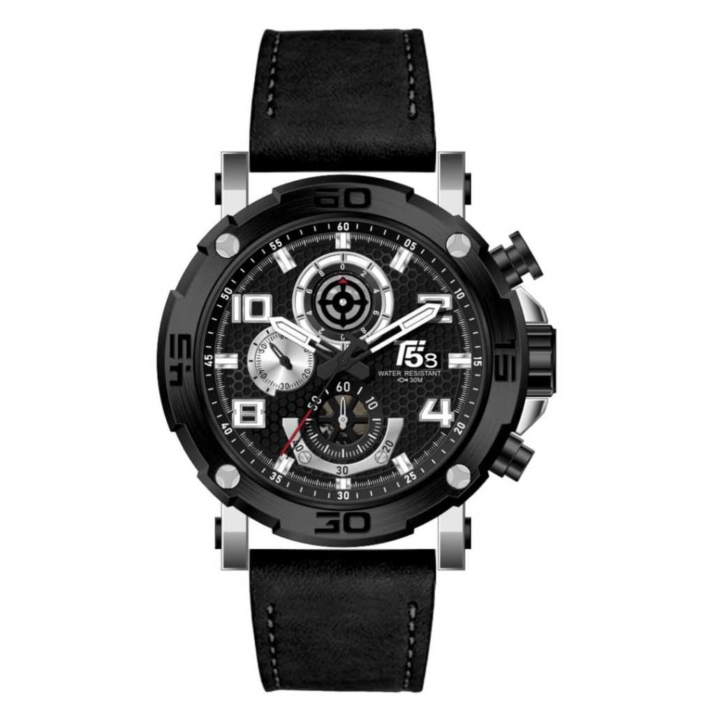 Jam T5 H 4020G ORIGINAL JARUM AKTIF SEMUA T5 4020 Kulit Terbaru Jam Tahan Air Chrono