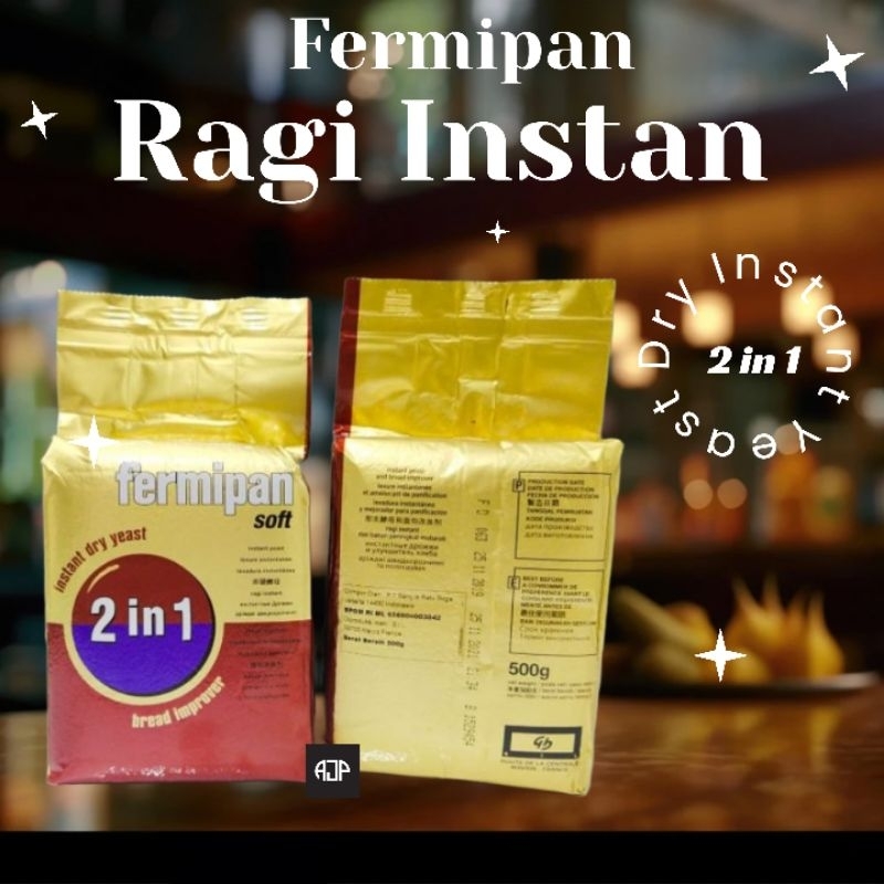 

FERMIPAN 2 in 1 Ragi Instant / IDY / Instant Dry Yeast | Repack 100 gr
