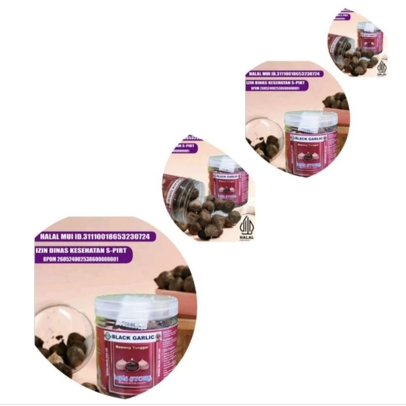 

BAWANG PUTIH HITAM TUNGGAL 1000 GR -BAWANG HITAM LANANG -BLACK GARLIC