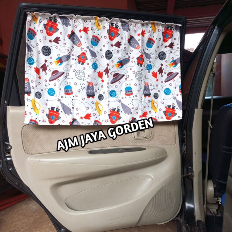 Gorden Mobil Portabel pelindung panas dan silau Gorden Mobil Model Tempel / tirai Mobil / korden mob