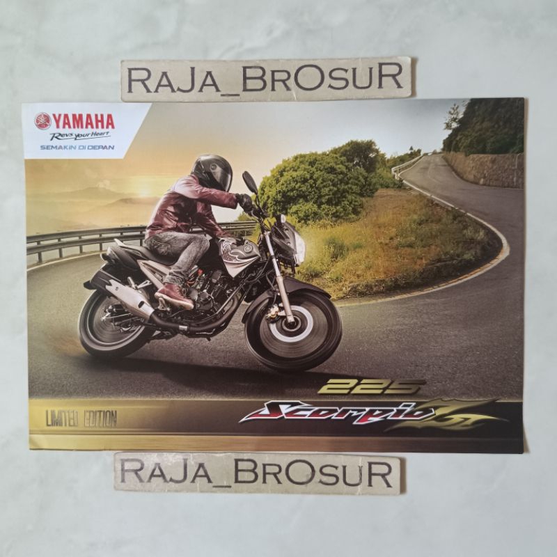 Poster brosur katalog flyer Yamaha Scorpio Z 225 Limited Edition 2014