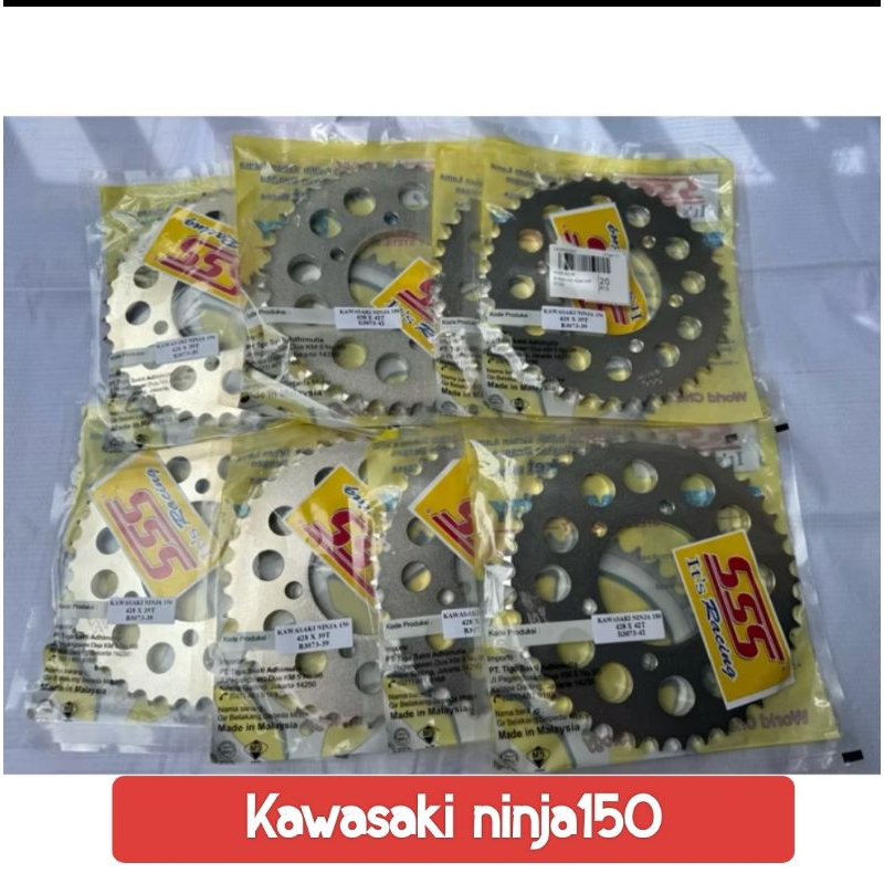 Gear sss Gear belakang sss 428 Ninja S Ninja R Ninja RR Original sss gear belakang 428 SSS