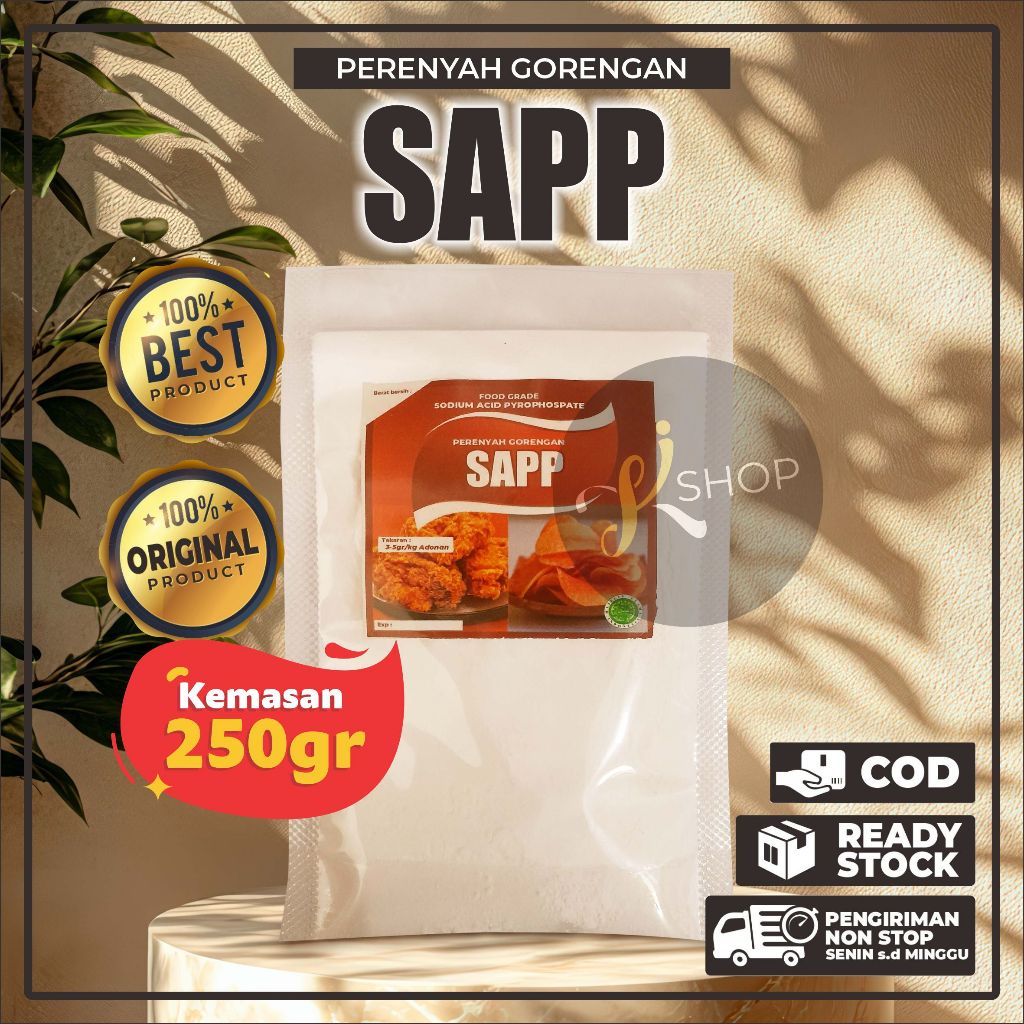 

250gr SAPP Food Grade / Perenyah & Pengkriuk Ayam Goreng, Gorengan, Kerupuk dll / SAPP china