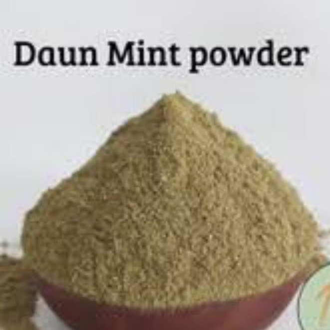 

Bubuk Serbuk Daun Mint 50 Gram