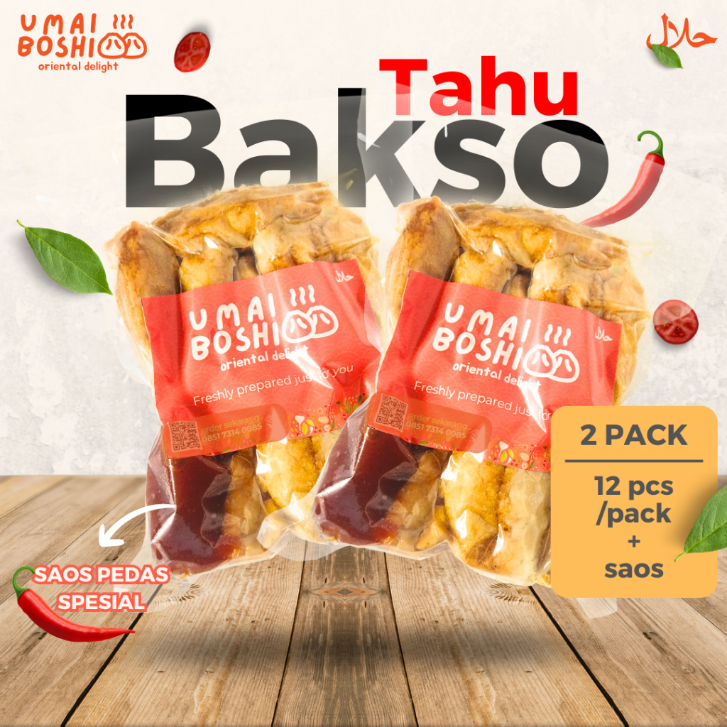 

Tahu Bakso Frozen 2 Pack Homemade Siap Saji Isi 12 Pcs + Saus Spesial