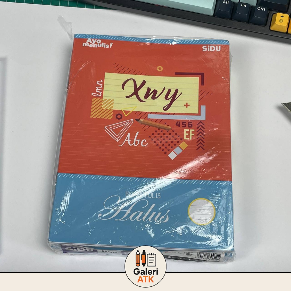 

BUKU TULIS HALUS SIDU 1 PAK (ISI 10 BUKU) 38 LEMBAR | BUKU TULIS RANGKAI